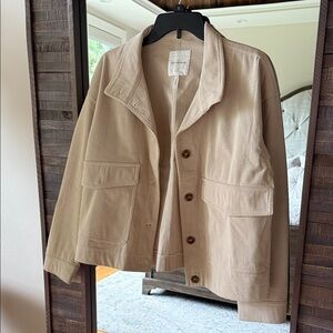 Avec Les Filles Beige Corduroy Jacket